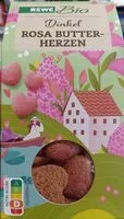 Mängden socker i Dinkel Rosa Butter-Herzen