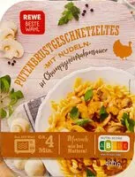 Mängden socker i Putenbrust mit Nudeln