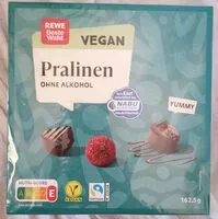 Mängden socker i Pralinen ohne Alkohol
