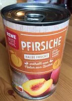 Mängden socker i Pfirsiche Halbe Frucht
