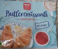 Mängden socker i Buttercroissants zum fertigbacken