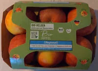 Mängden socker i Regionale Bio-Äpfel (lt. www.regionalfenster.de)