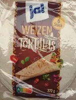 Mängden socker i Weizen Tortillas