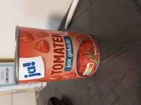 Mängden socker i Tomaten fein gehackt