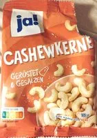 Mängden socker i Cashewkerne geröstet & gesalzen