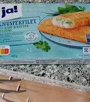 Mängden socker i Ja Knusperfilet mit Käse Kräuter Füllung