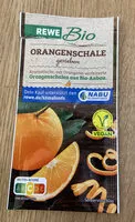 Mängden socker i Orangenschale gerieben