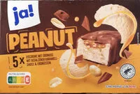 Mängden socker i PEANUT Eiscreme Riegel mit Erdnuss