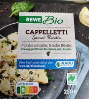 Mängden socker i Cappelletti Spinat-Ricotta