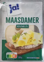 Mängden socker i Maasdamer