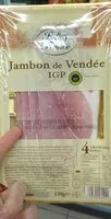 Mängden socker i Jambon de Vendée IGP