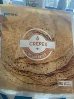 Mängden socker i 6 Crêpes au lait entier