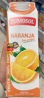 Mängden socker i Zumosol naranja