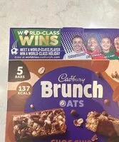 Mängden socker i Cadbury brunch oat bar choc chip