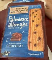 Mängden socker i Palmier allongés beurre frais