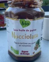 Mängden socker i Nocciolata bio