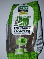 Mängden socker i Lentilles vertes bio