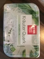 Mängden socker i Rewe Kräuterquark