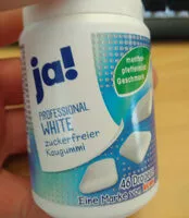 Mängden socker i ja! Professional WHITE