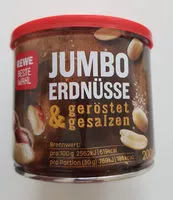 Mängden socker i Jumbo Erdnüsse