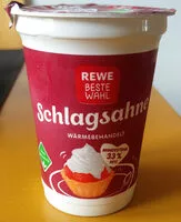 Mängden socker i Schlagsahne
