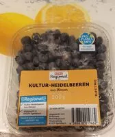 Mängden socker i Kultur Heidelbeeren