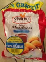 Mängden socker i Madeleine