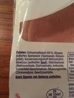 Mängden socker i Delikatess Bierwurst