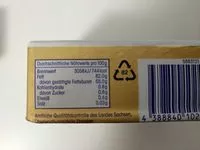 Mängden socker i Deutsche Markenbutter mild gesäuert