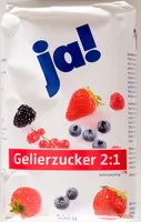 Mängden socker i Gelierzucker 2:1