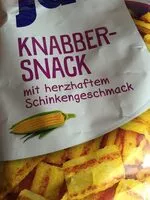Mängden socker i Ja! Knabbersnack Mit Herzhaftem Schinkengeschmack