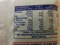 Mängden socker i Mandeln ganze Kerne