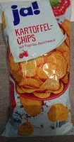 Mängden socker i Kartoffelchips mit Paprika-Geschmack
