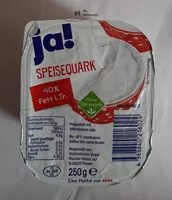 Mängden socker i JA Speißequark MH