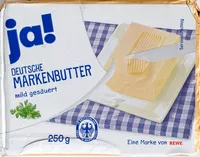 Mängden socker i Deutsche Markenbutter mildgesäuert