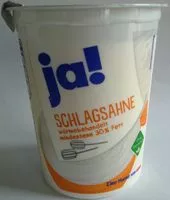 Mängden socker i Schlagsahne