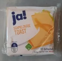 Mängden socker i Schmelzkase, Toast