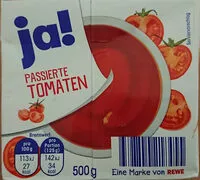 Mängden socker i passierte Tomaten