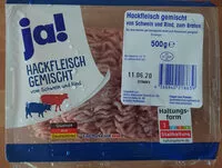 Mängden socker i Hackfleisch gemischt