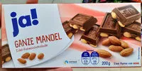Mängden socker i Ganze Mandel
