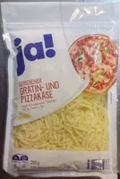 Mängden socker i Geriebener Gratin- und Pizzakäse