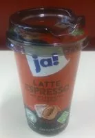 Mängden socker i Latte espresso