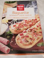 Mängden socker i Baguette Schinken-Creme fraiche