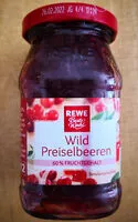 Mängden socker i Preiselbeeren