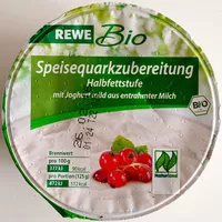 Mängden socker i Speisequarkzubereitung Halbfettstufe