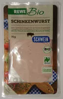 Mängden socker i Rewe Bio Schinkenwurst