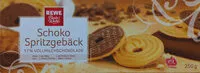 Mängden socker i Schoko Spritzgebäck, 17 % Vollmilchschokolade