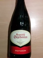 Mängden socker i Republik Mazedonien Rotwein