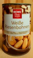 Mängden socker i Weiße Riesenbohnen