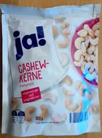 Mängden socker i Ja! Cashew-Kerne naturell
